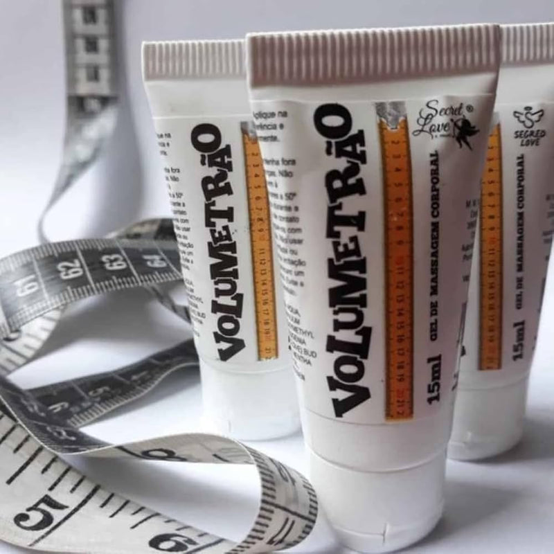 Gel Volumetrão - Mais Volume, Mais Ereção e Mais Prazer