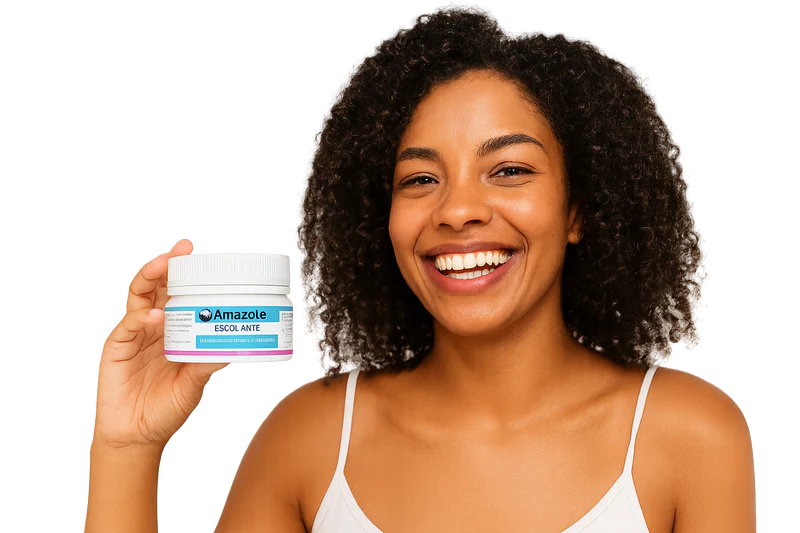 Clareador de manchas Axilas, Virilhas, Foliculite e Melasma Amazolé