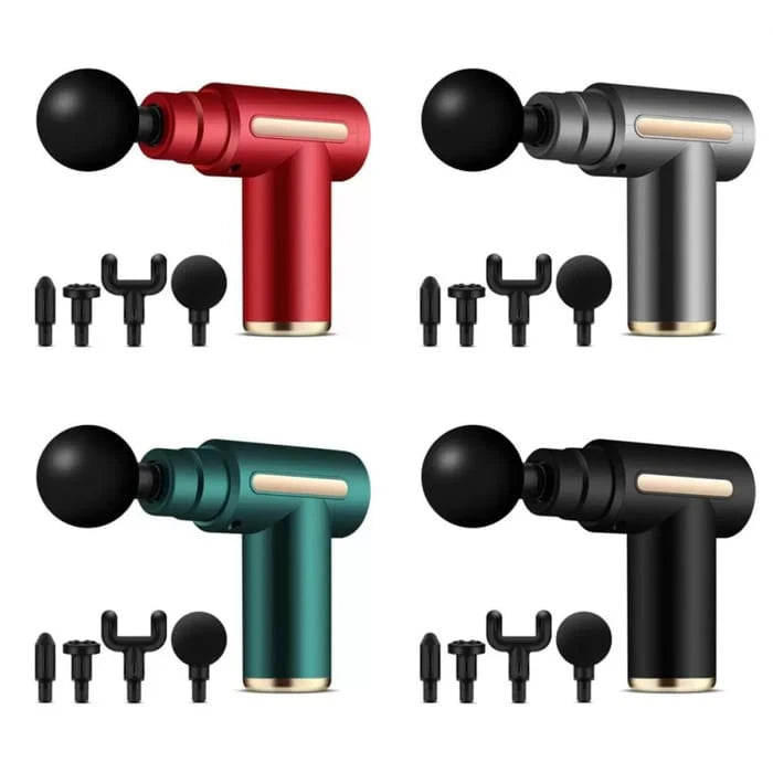 Pistola Massageador 4 ponteira