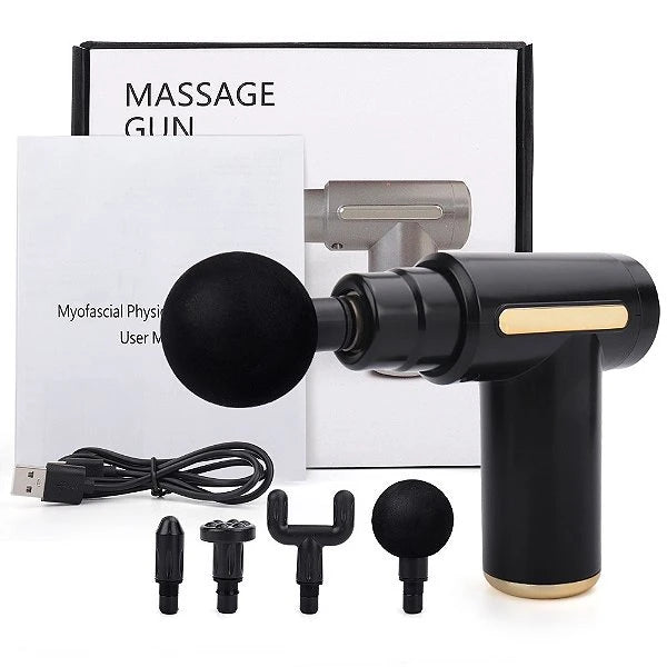 Pistola Massageador 4 ponteira